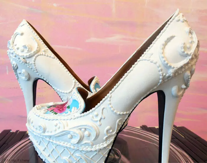 wedding cake platform heels