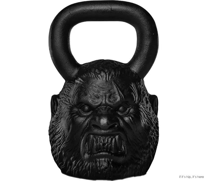 werewolf kettle bell on white IIHIH