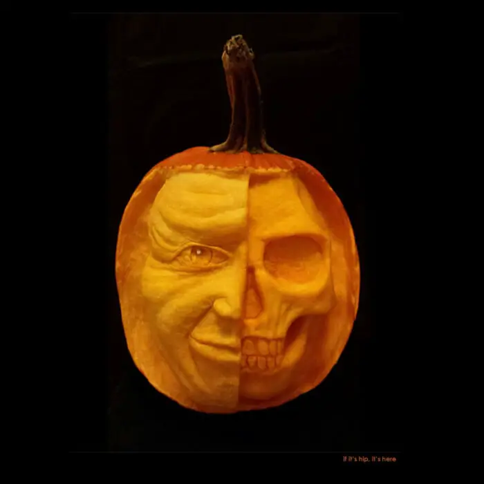 29 Mulitiple personality pumpkin carving