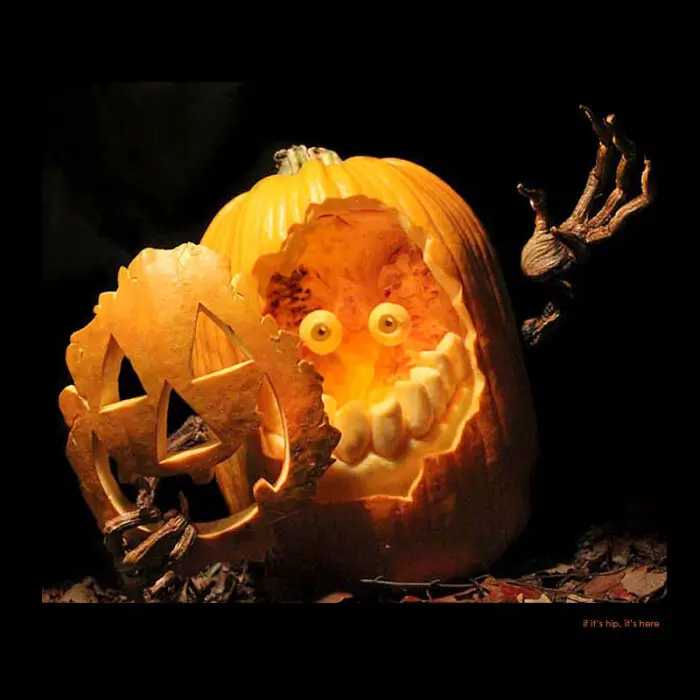 3. Mask pumpkin carving