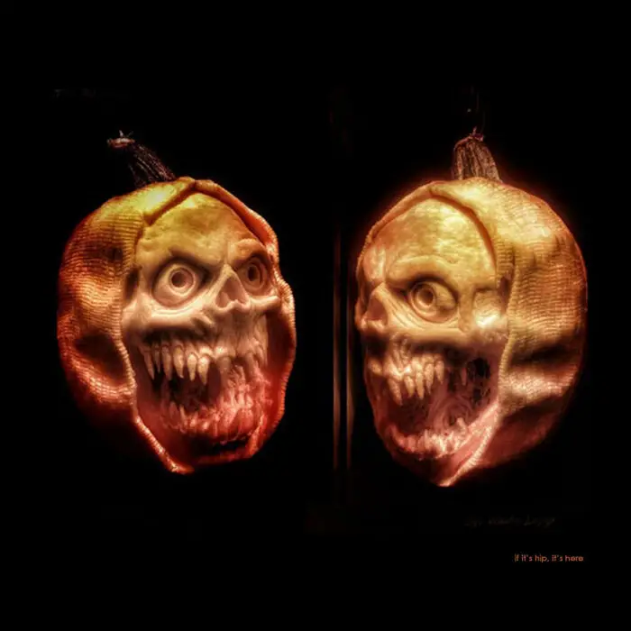 8. The Reaper pumpkin carving