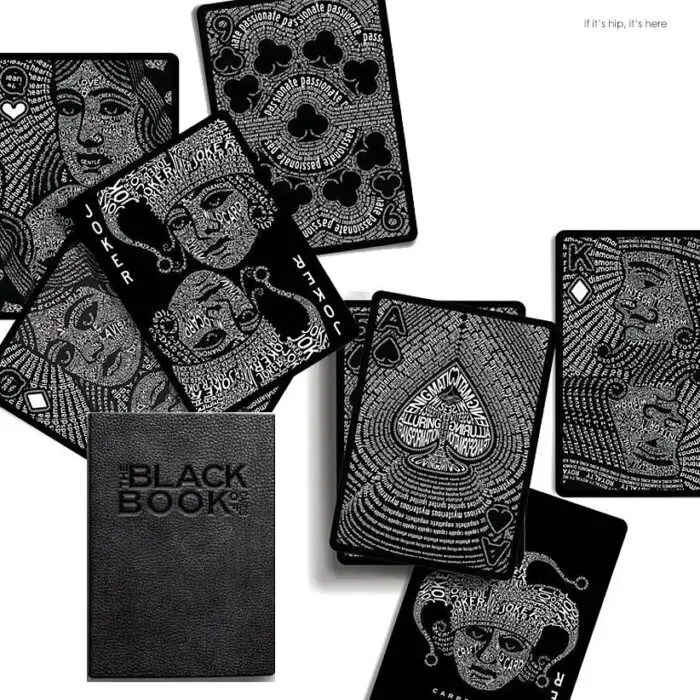 Read more about the article Typographically Decked Out -The Black Book Collection of Playing Cards