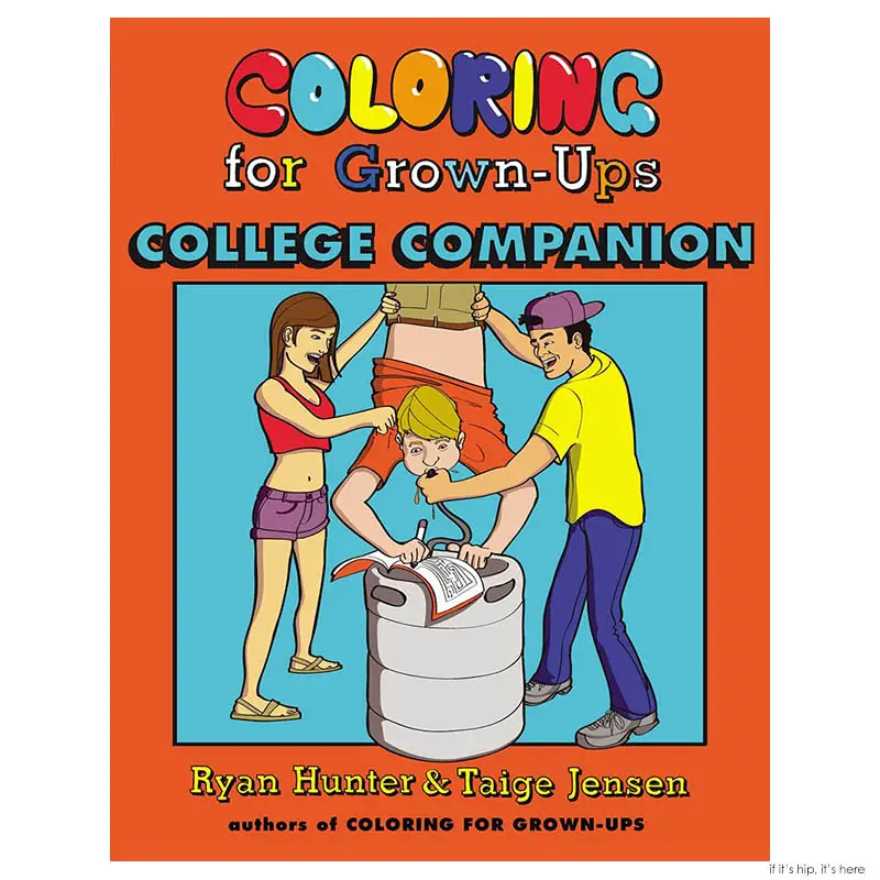 Coloring for grownups college companion cover