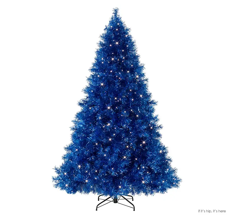 Deep Sapphire Blue Christmas Tree IIHIH