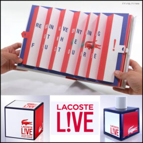 A Handmade Pop-Up Book To Launch New Lacoste Men’s Fragrance