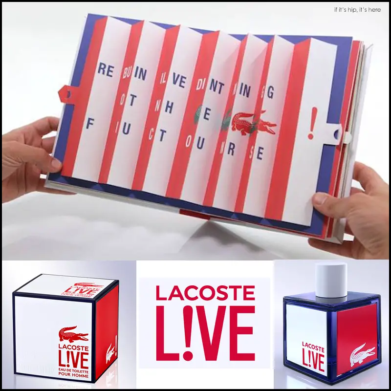 Handmade Pop-Up Book to launch Lacoste LIVE