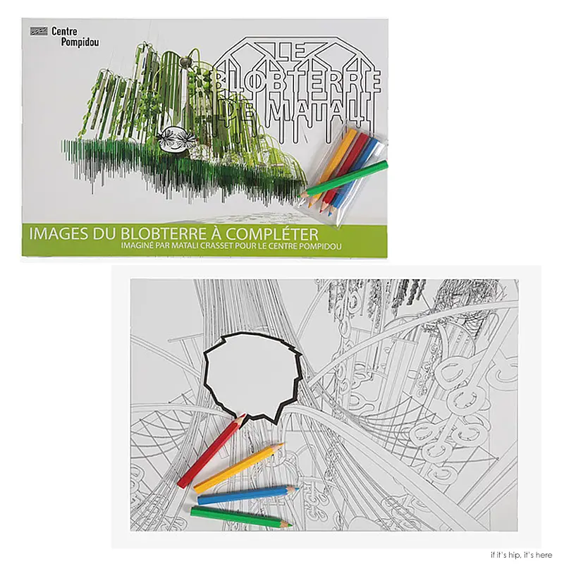 Matali Crasset coloring book IIHIH