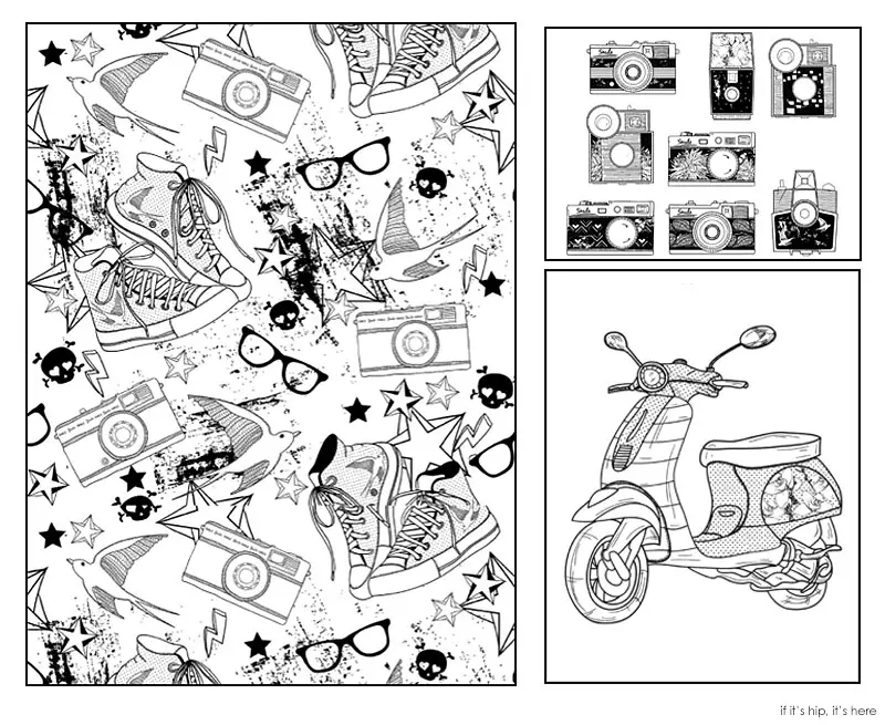 The hipster coloring book2 IIHIH