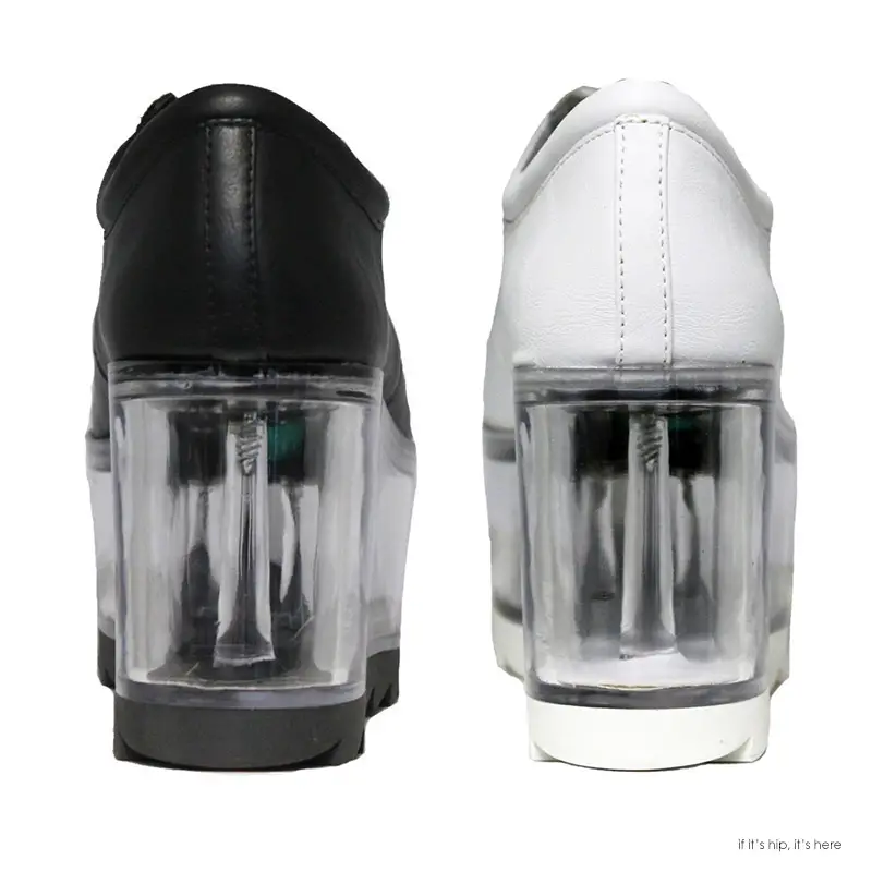 clear sole platform shoes