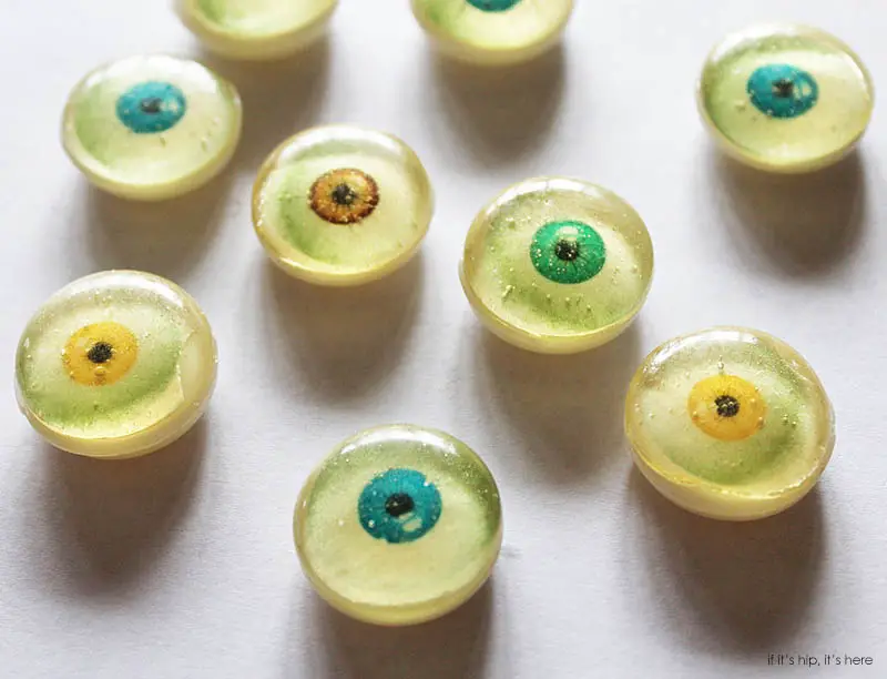 bite sized eyeball candies