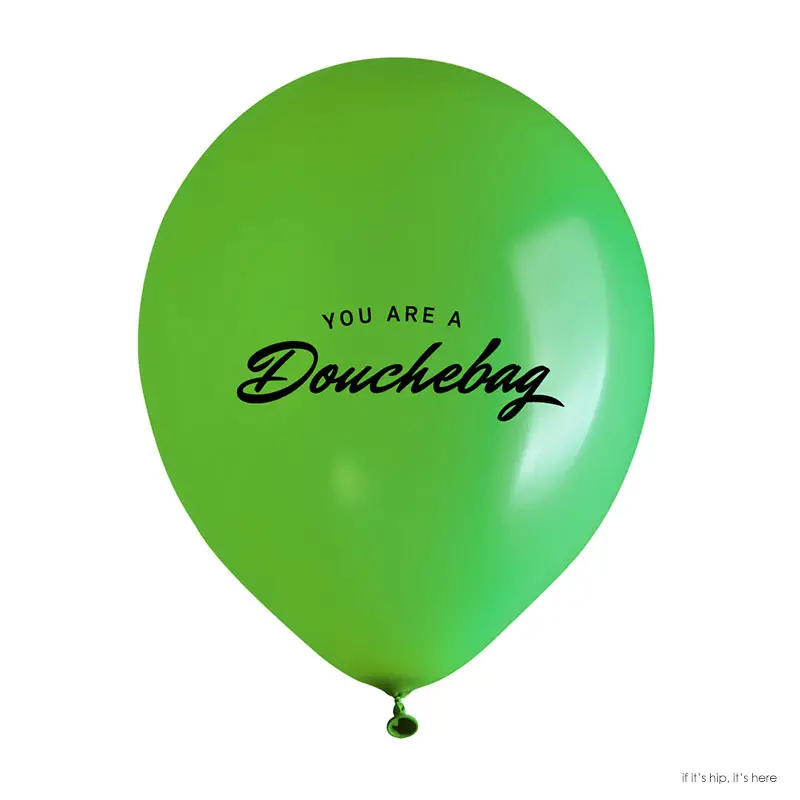 douchebag balloon copy