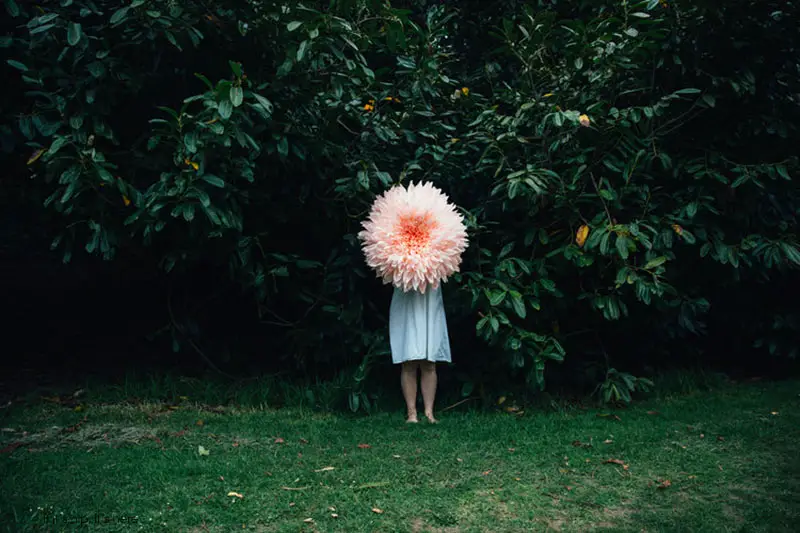 girl with Dahlia I