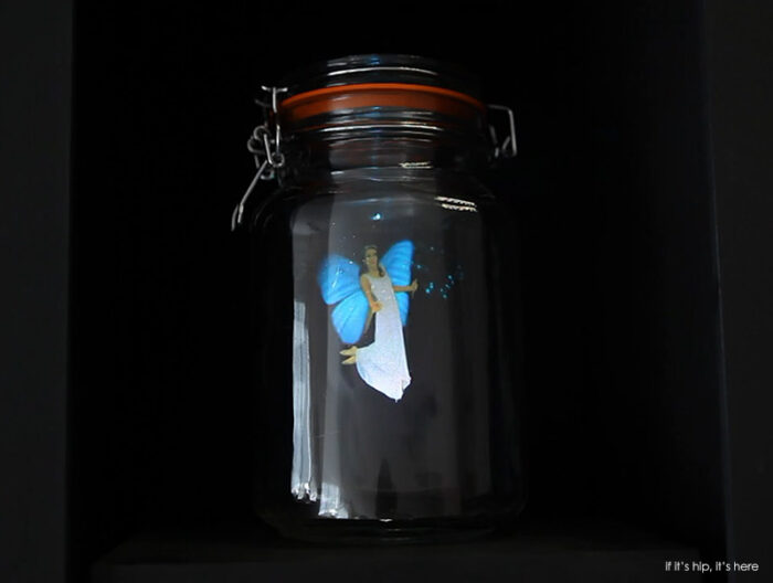 jam jar fairy blue wings IIHIH