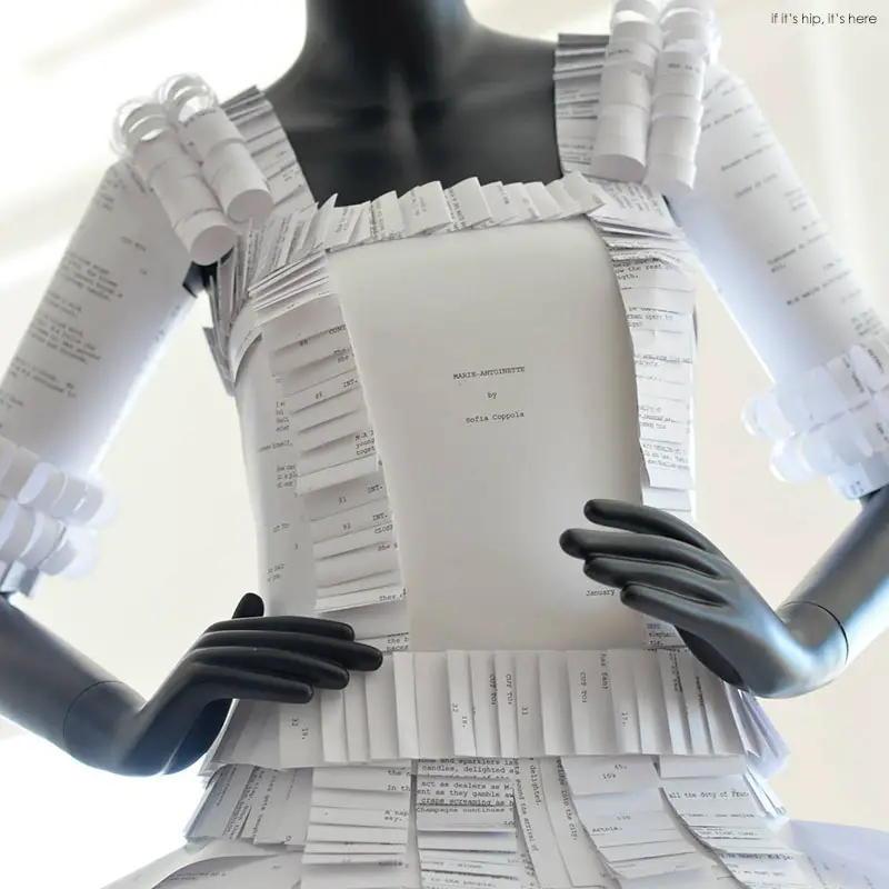 Jum Nako's Dress Made of Sofia Coppola's script