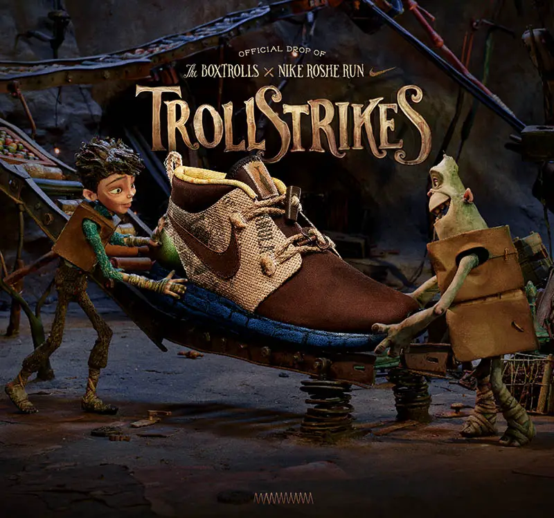 Boxtrolls x Nike Roshe Run Trollstrikes