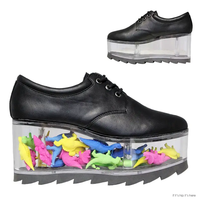 clear sole platform shoes