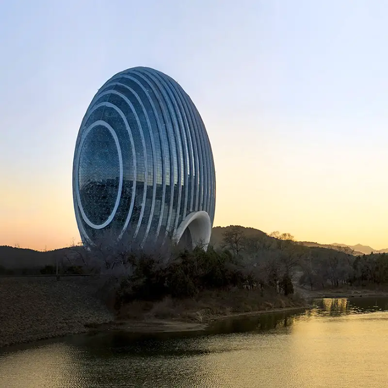CGI rendering of sunrose hotel