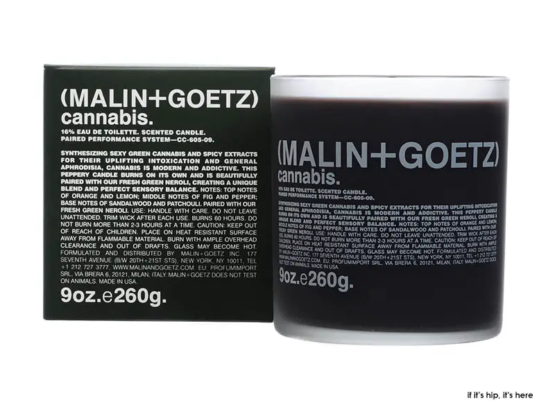 Malin + Goetz cannabis candle 9oz IIHIH