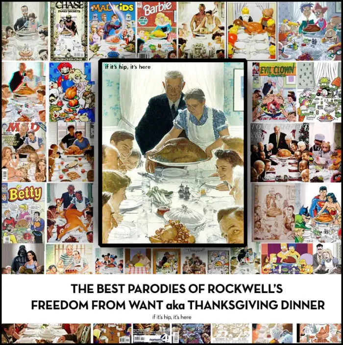 Read more about the article The 37 Best Parodies of Rockwell’s Freedom From Want (aka Thanksgiving Dinner).