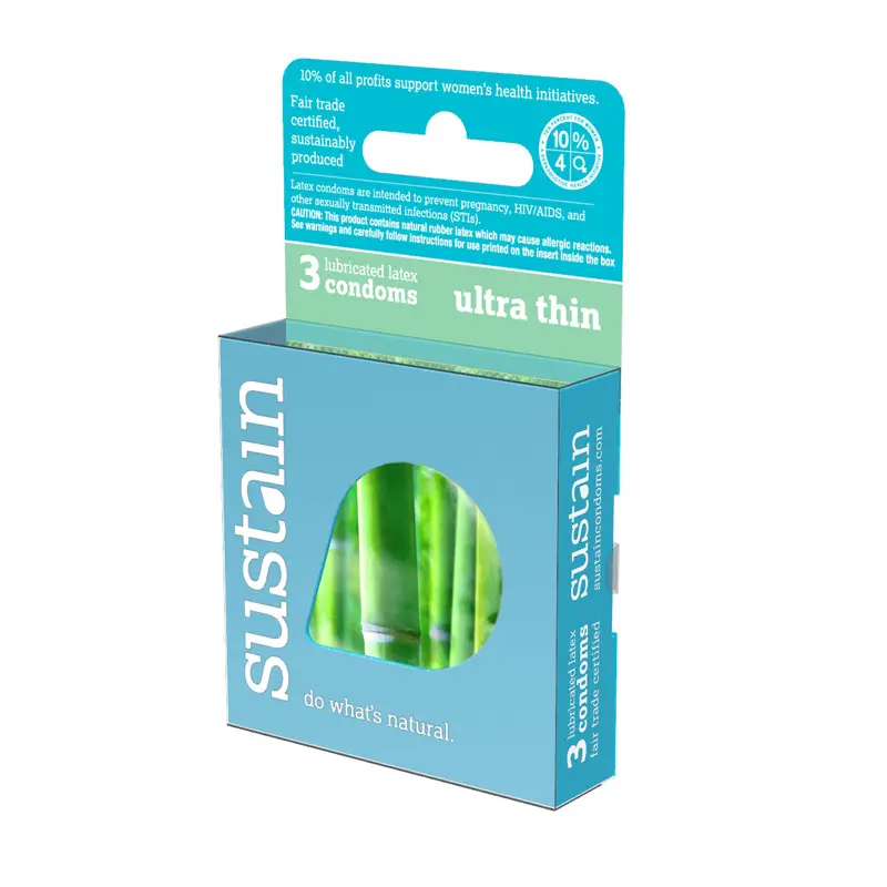New Sustain Condoms And Their Beautiful Packaging