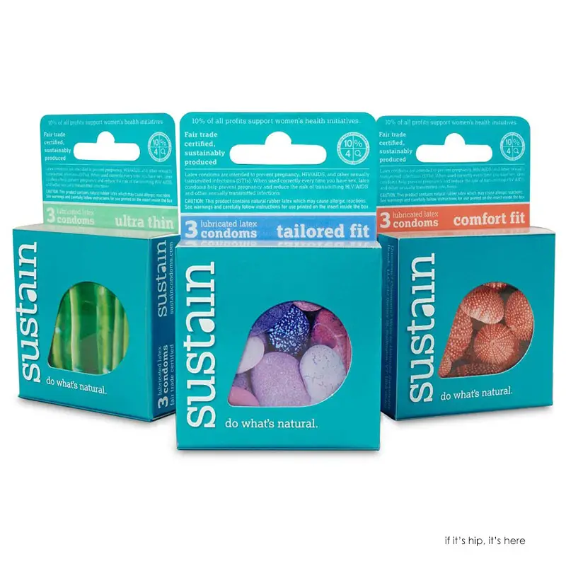 Sustain condoms 3 packs IIHIH