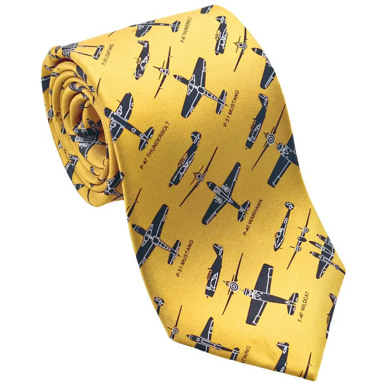 WWII fighter planes tie