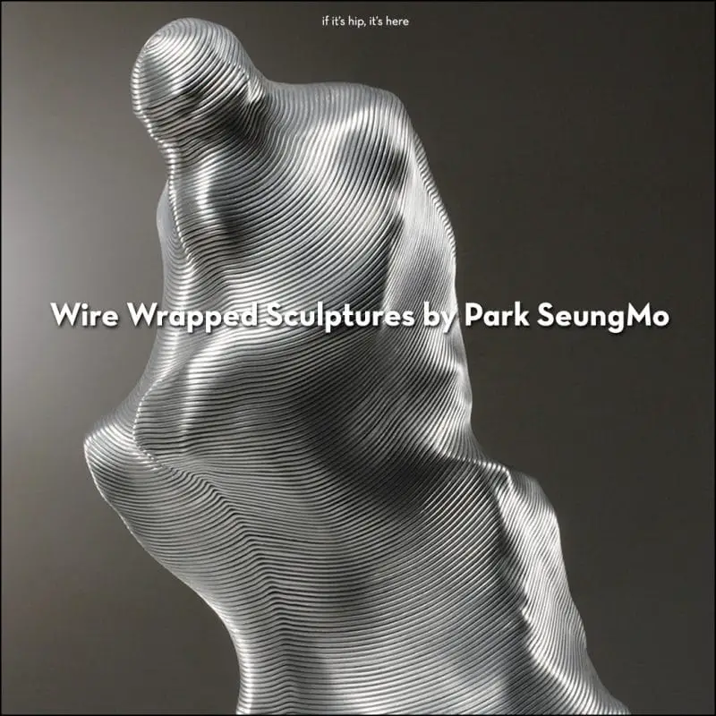 Wire Wrapped Sculptures by Park SeungMo