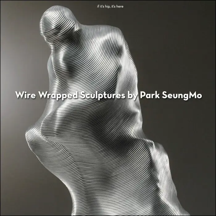 Read more about the article Aluminum Wire Wrapped Figurative Sculptures by Park SeungMo