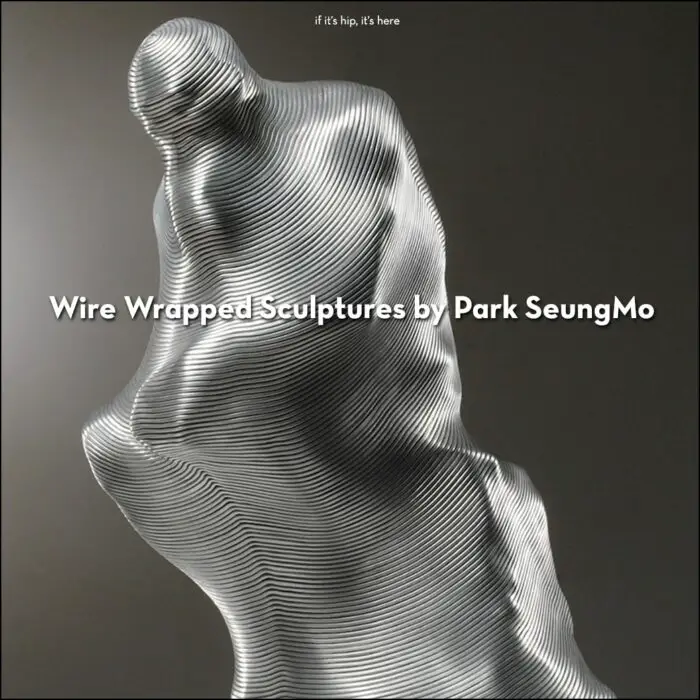 Wire Wrapped Sculptures by Park SeungMo