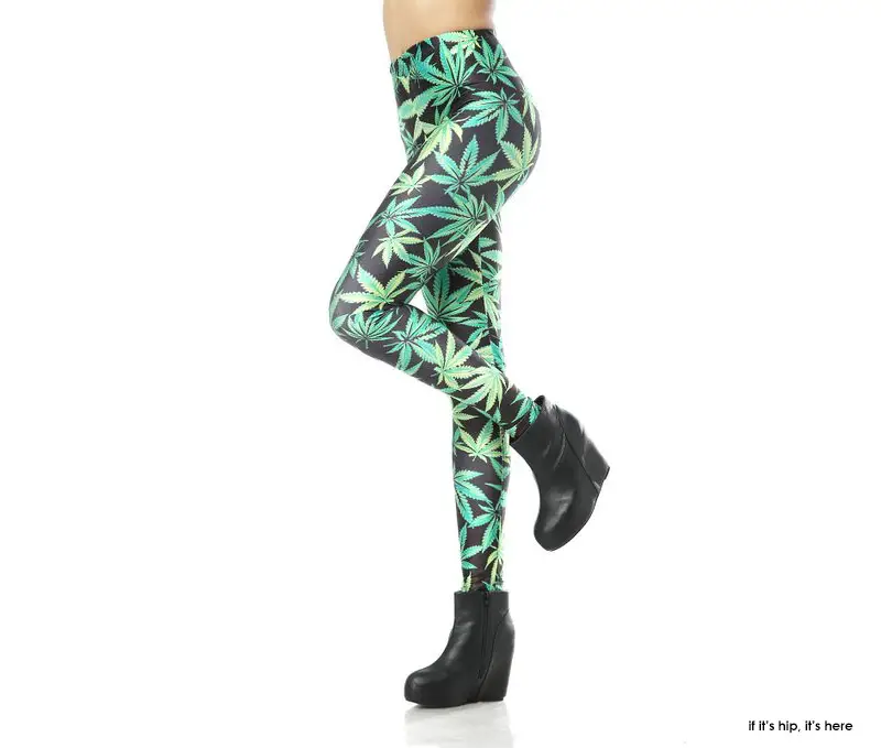 cannabis leggings by Loveliness IIHIH