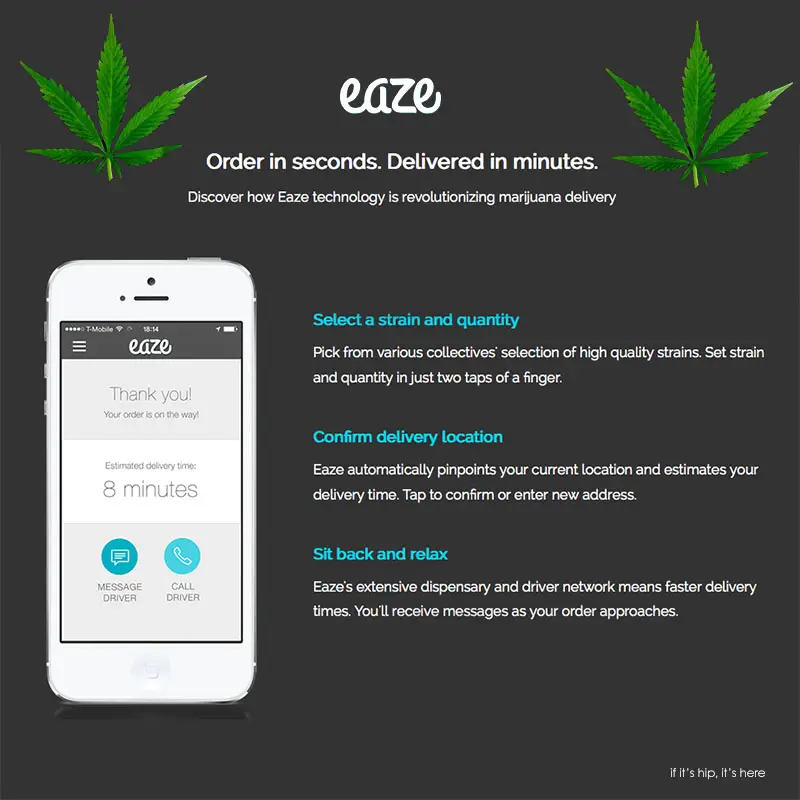 eaze marijuana delivery app IIHIH