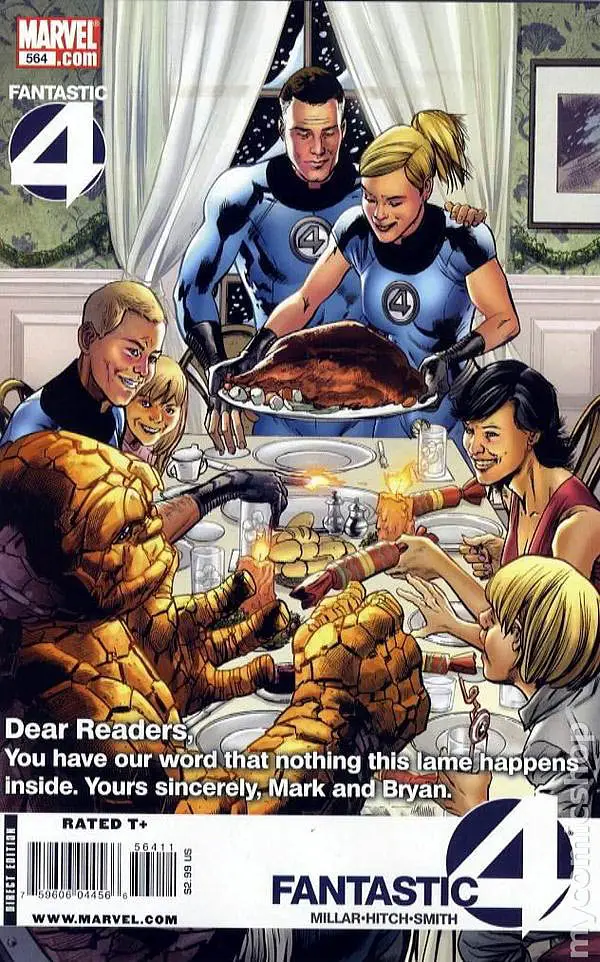 Fantastic Four Marvel Thanksgiving dinner