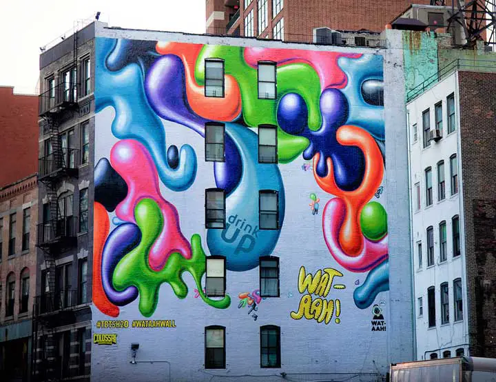 kenny scharf wall mural