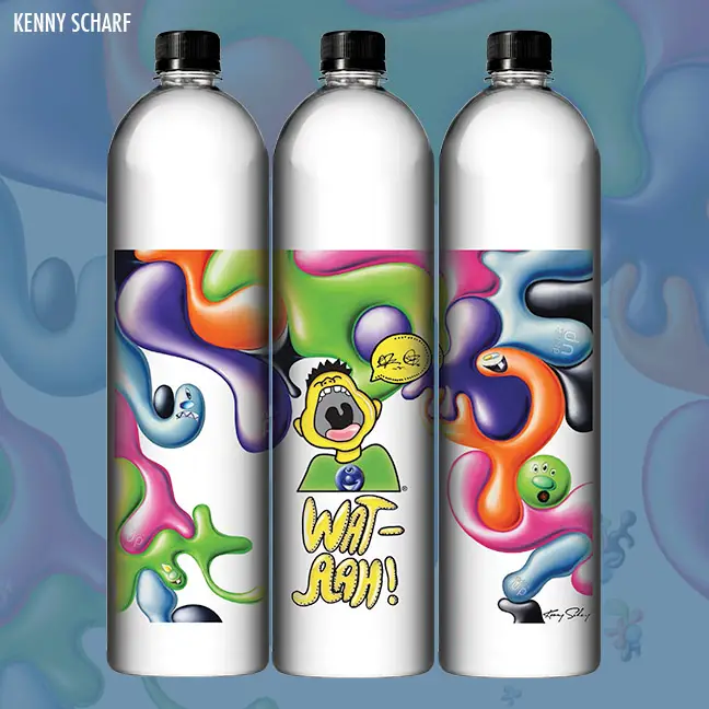 kenny scharf water bottle