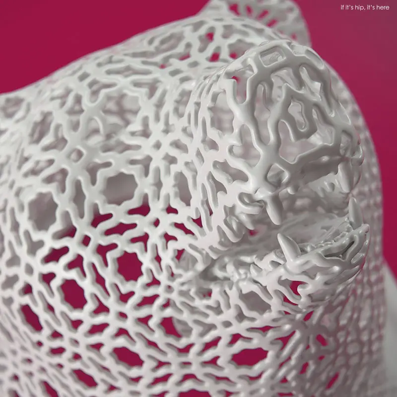 3D Printed Animal Lace Heads IIHIH
