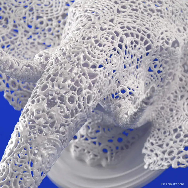 3D Printed Animal Lace Heads elephant IIHIH