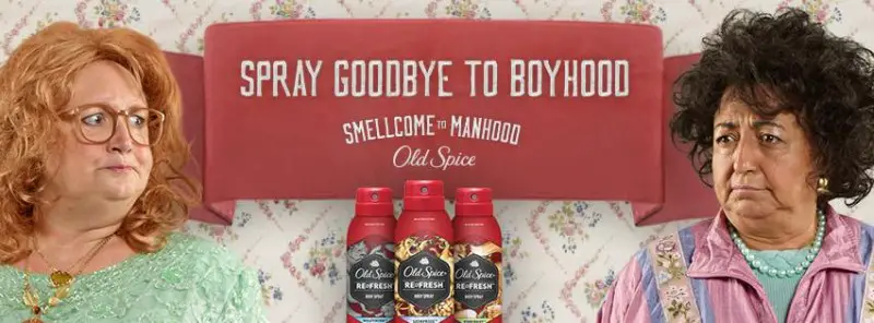 old spice smellcome to manhood banner