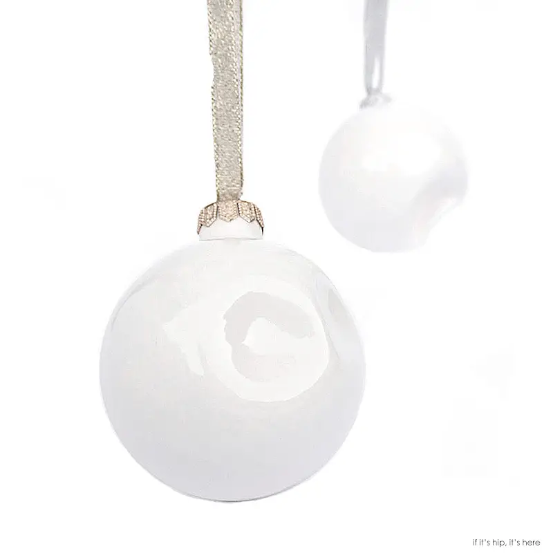 porcelain christmas ornament 12 IIHIH