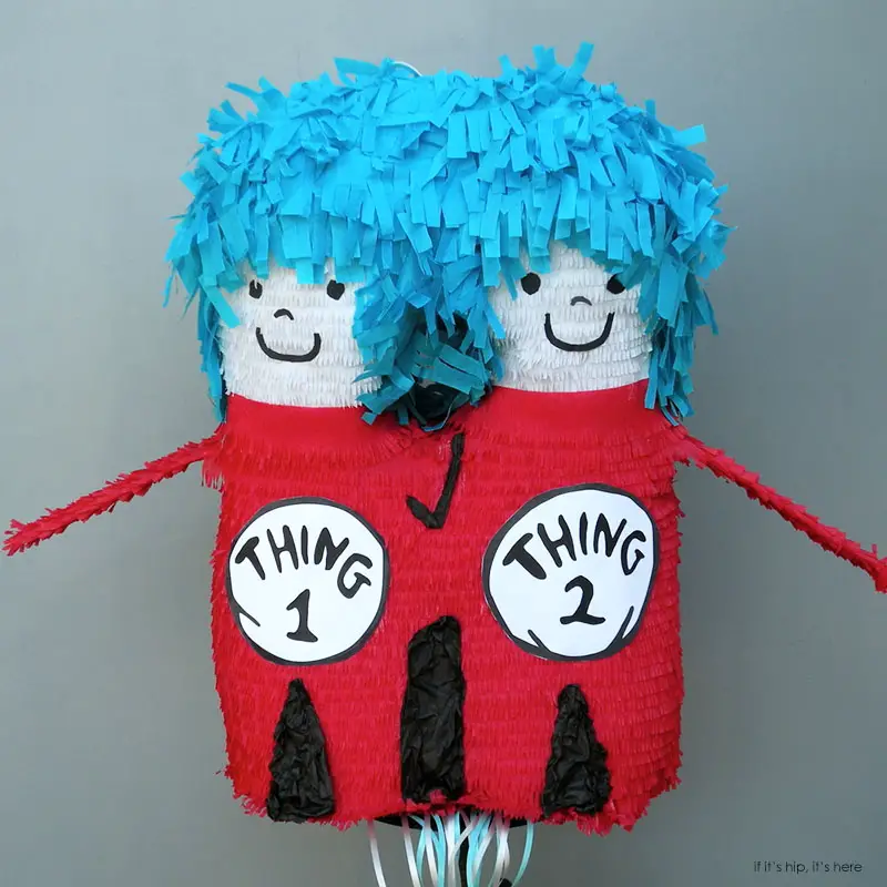 thing1 and thing 2 pinatas