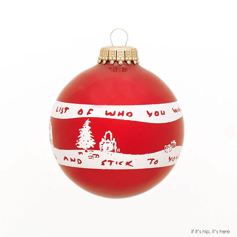william wegman christmas ornament list red IIHIH