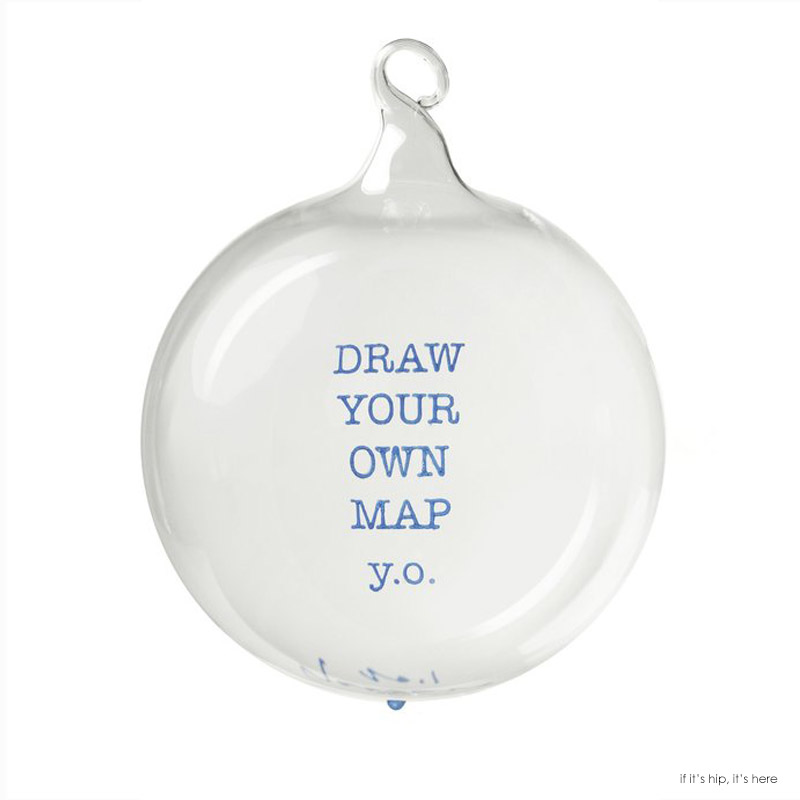 yoko ono draw your own map yo ornament IIHIH