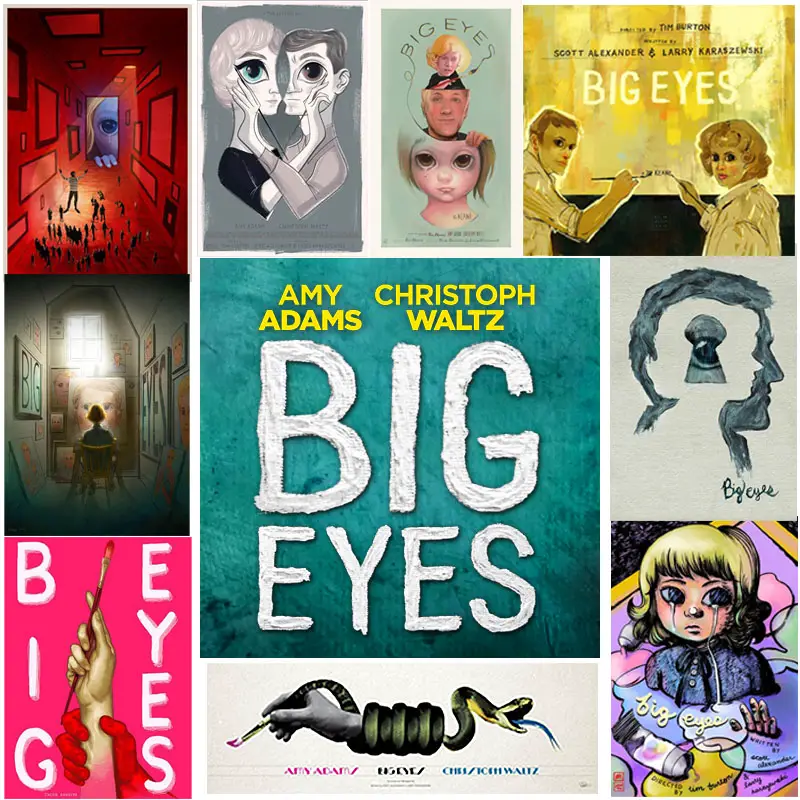Movie Posters For Tim Burton's Big Eyes