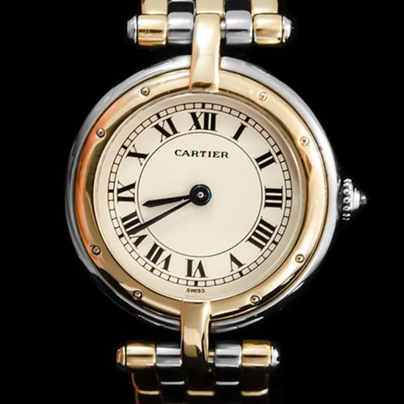 Cartier ss_18k panthere round face