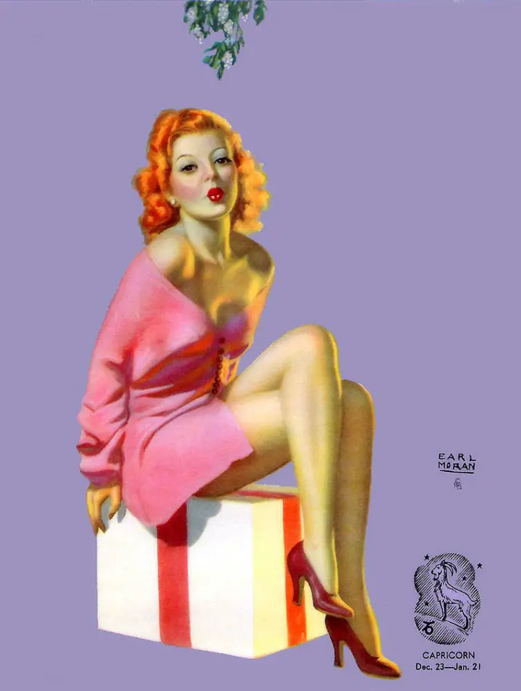 Earl Moran Christmas pinups