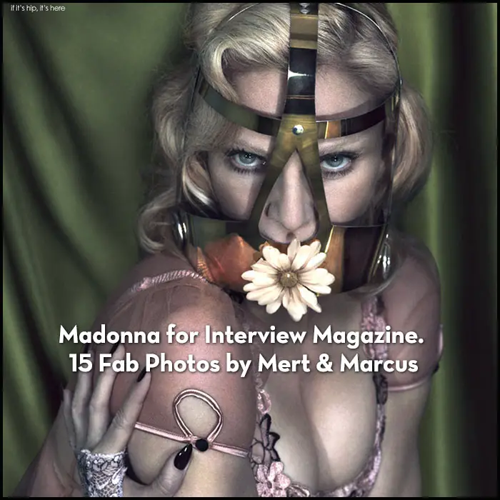Madonna for Interview magazine hero IIHIH