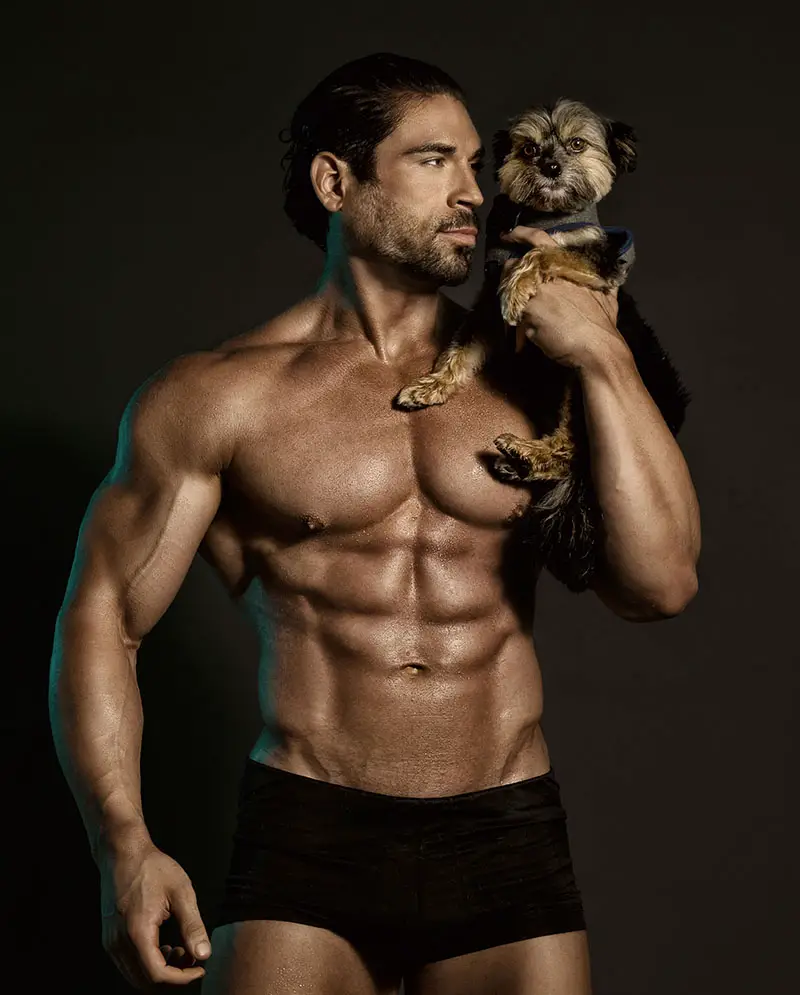 Hunks and Hounds Calendar 2015, America, Oct 2014