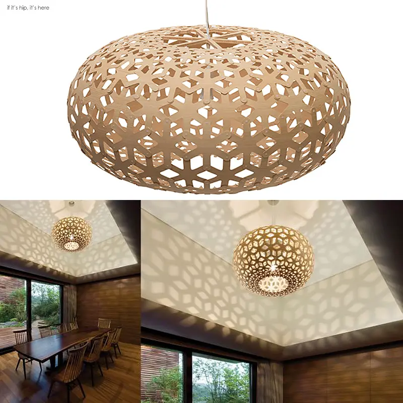 Snowflake-Pendant-Light-Kitset-Natural-Bamboo IIHIH