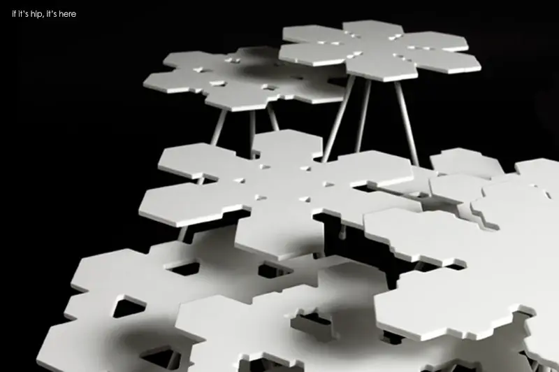 Snowflakes tables OFFECCT