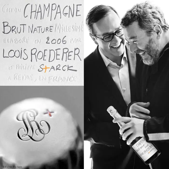 Philippe Starck Brut Nature 2006 for Roederer Estate