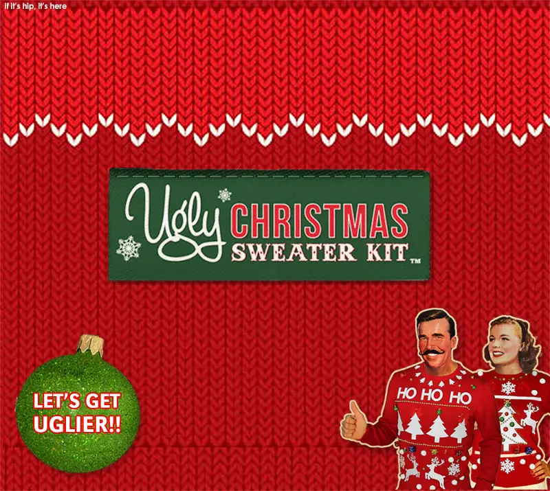Ugly christmas sweater kit